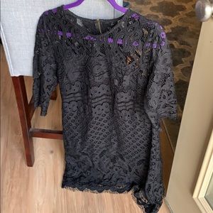 Von Maur (Taylor) black, lace cocktail dress!